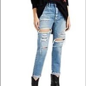 Moussy distressed jeans size 26